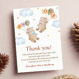 Boy Girl Couple Teddy Bears Party Geburtstag Einladung