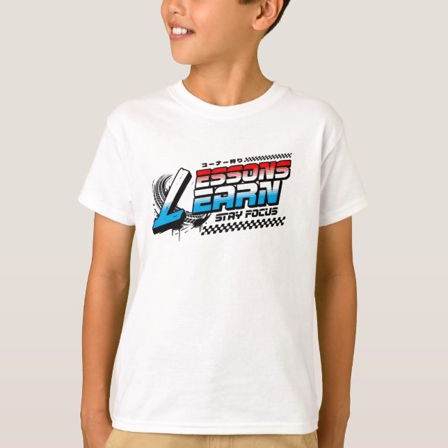 BOY KIDS FOCUS LESSONS LEARN JERSEY T SHIRT  (Vorderseite)