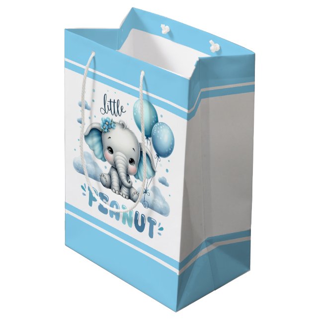 Boy Little Peanut  Mittlere Geschenktüte (Rückseite Schrägansicht)