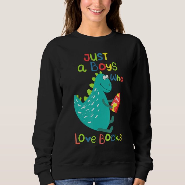 Boy Loves Books Shirt Reading Bookworm Kids Toddle (Vorderseite)