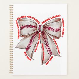 Boy Mama Croquette Bow Affirmation Floral Planer