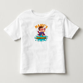 Boy Name ist Xth Birthday angepasst Kleinkind T-shirt