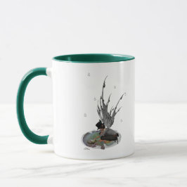 Boy Rain Fairy mit Froschkaffee Tasse