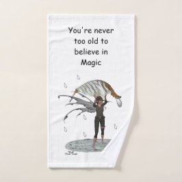 Boy Rain Fairy mit Leaf Handtuch