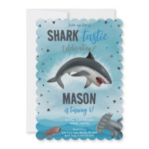 Boy Shark Birthday Shark Tastic Celebration