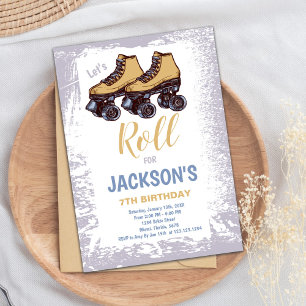 Boy Skaten Birthday Einladungen