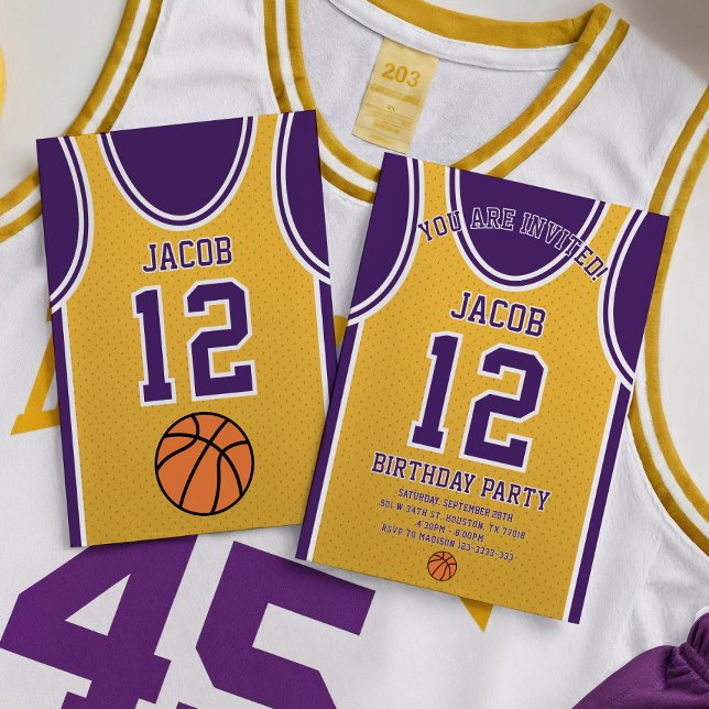 Boy Sports Invitation Anniversaire (Créateur téléchargé)