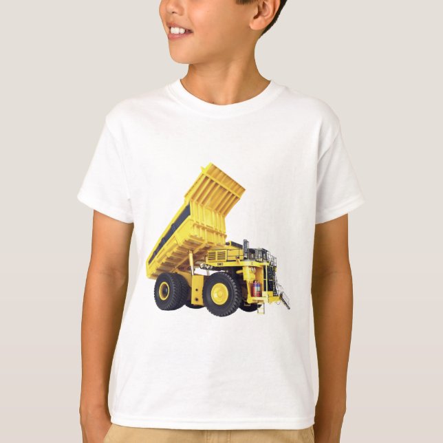 Boy-T - Shirt für schwere Maschinen (Vorderseite)