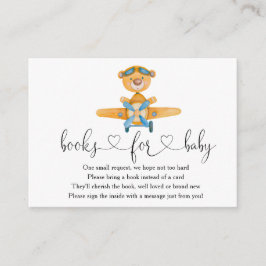 Boy-Teddy-Bärenbücher für Baby Begleitkarte