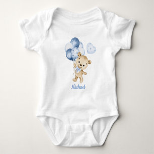Boy Teddy Bear Baby Bear Baby Bodysuit Baby Strampler