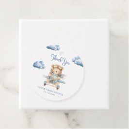 Boy Teddy Bear Baby Shower Danke für die Geschenkm Geschenkanhänger