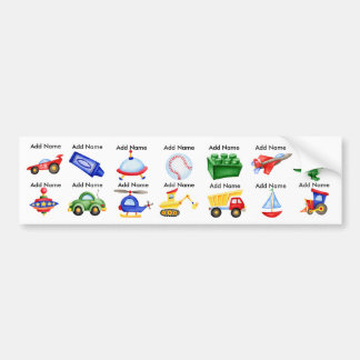 Boy Toys Waterproof Sippy Cup Labels Autoaufkleber