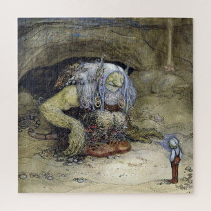 "Boy with Troll" von John Bauer