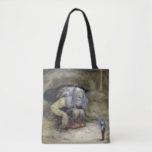 "Boy with Troll" von John Bauer Tasche