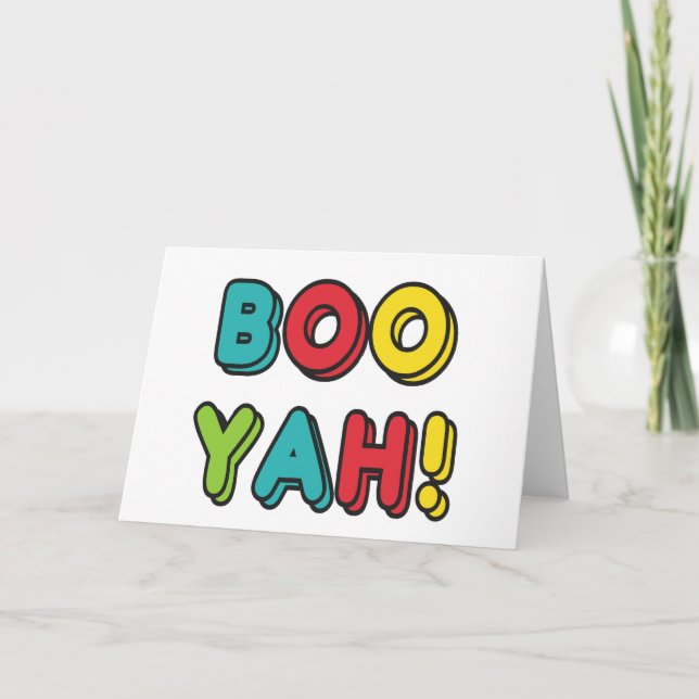 Boyah! Feiertagskarte (Vorderseite)