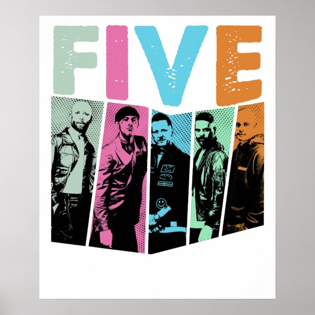 Boyband Five Poster (Vorne)