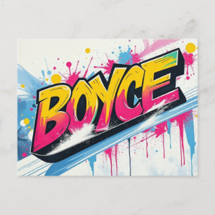 Boyce Park Ski Pennsylvania graffiti Postkarte