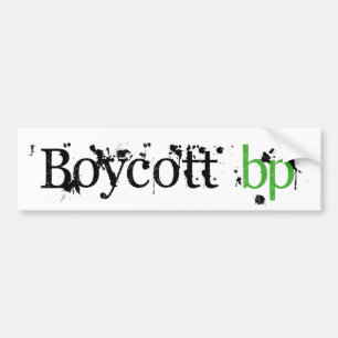 Boycott BP Autoaufkleber