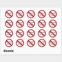 Boycott-Zielkleber