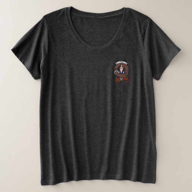 Boyd Clan Abzeichen Women's Pocket Große Größe T-Shirt (Design vorne)