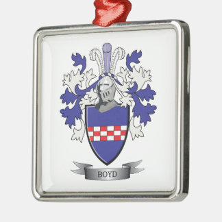 Boyd Familienwappen-Wappen Silbernes Ornament