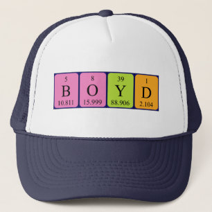 Boyd Periodenname, der Truckerkappe