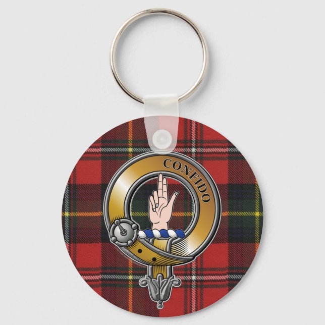 Boyd Tartan & Abzeichen Schlüsselanhänger (Vorderseite)