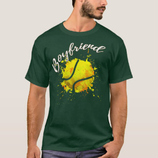 Boyfriend Baseball Colorful T-Shirt