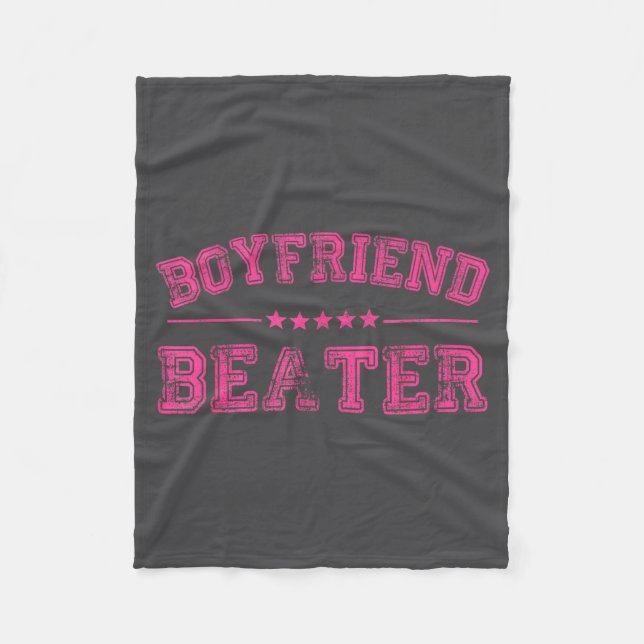 Boyfriend Beater Funny Design 507eaff4f4b81bf657ea Fleecedecke (Vorderseite)