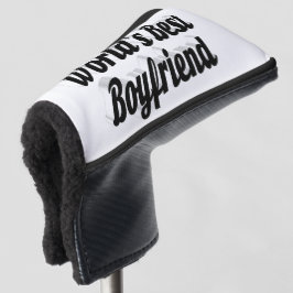 Boyfriend Black Script Golf Headcover