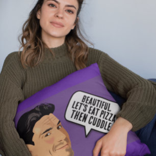 BOYFRIEND CUDDLE PILLOWS PIZZA - "MR.PERFECT" LENDENKISSEN