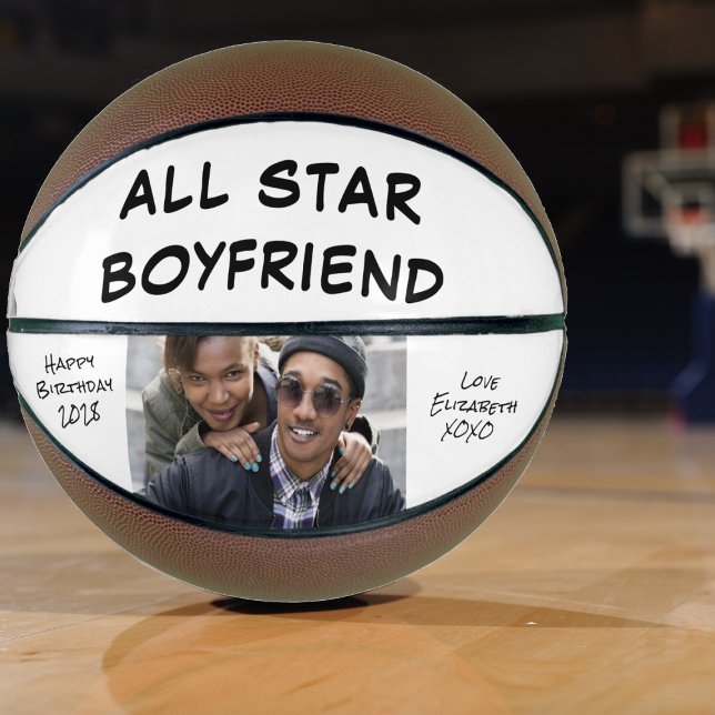 Boyfriend Foto Personalisiert Basketball (Von Creator hochgeladen)