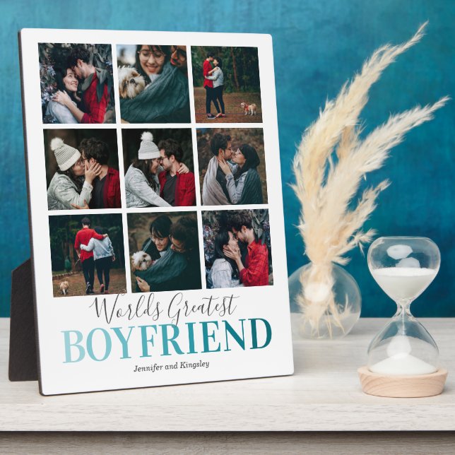 Boyfriend-Geschenk | WELTBESTES FOTO Fotoplatte (Seite)