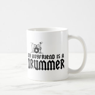 Boyfriend ist ein Drummer Kaffeetasse