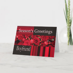 Boyfriend Merry Christmas Card Feiertagskarte