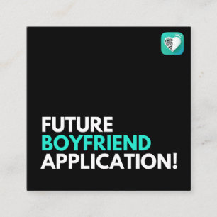 Boyfriend Quadratische Visitenkarte