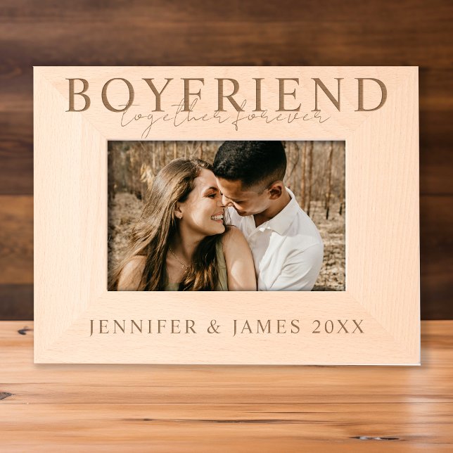Boyfriend Together Forever Foto Geätzte Rahmen (Von Creator hochgeladen)
