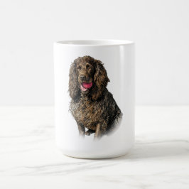 Boykin Spaniel Artistic Sketch Portrait Mug Kaffeetasse