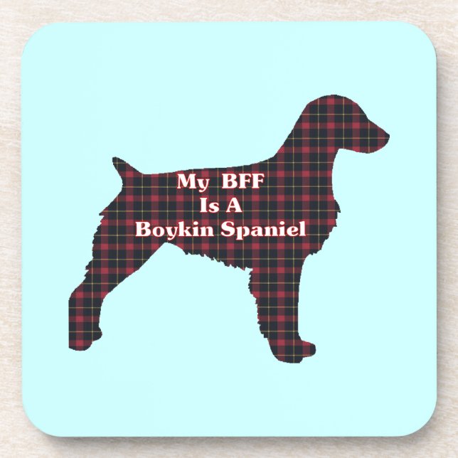 Boykin Spaniel BESTE FREUNDIN Untersetzer (Vorderseite)