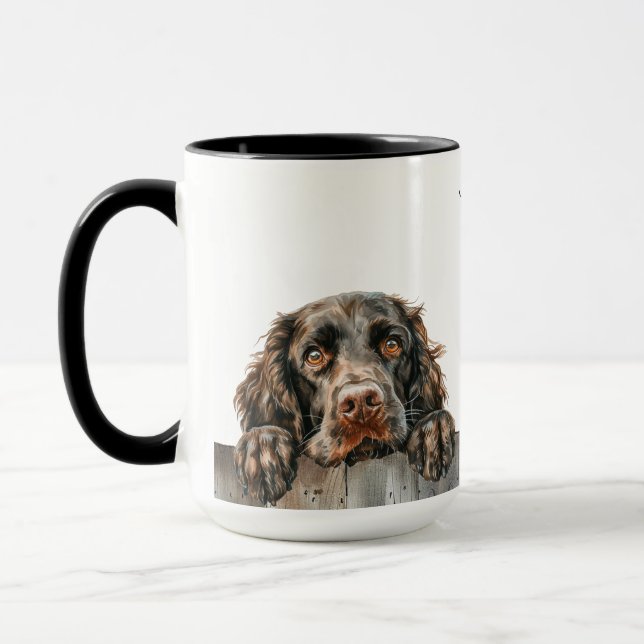 Boykin Spaniel Chien Mug (Gauche)