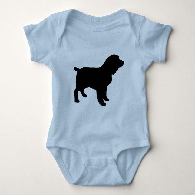 Boykin Spaniel-Gang Baby Strampler (Vorderseite)