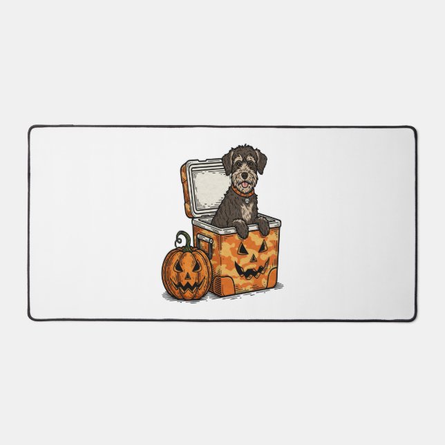 Boykin Spaniel Halloween Schreibtischunterlage (Vorderseite)