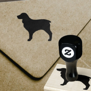 Boykin Spaniel-Silhouette Gummistempel