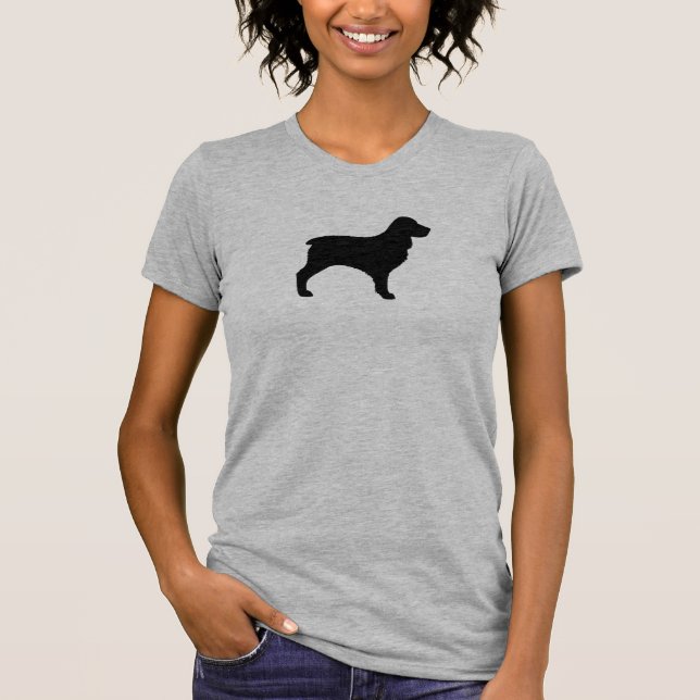 Boykin Spaniel-Silhouette T-Shirt (Vorderseite)