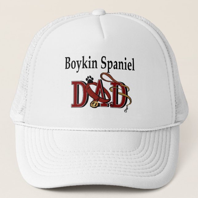 Boykin Spaniel Vater Hat Truckerkappe (Vorderseite)
