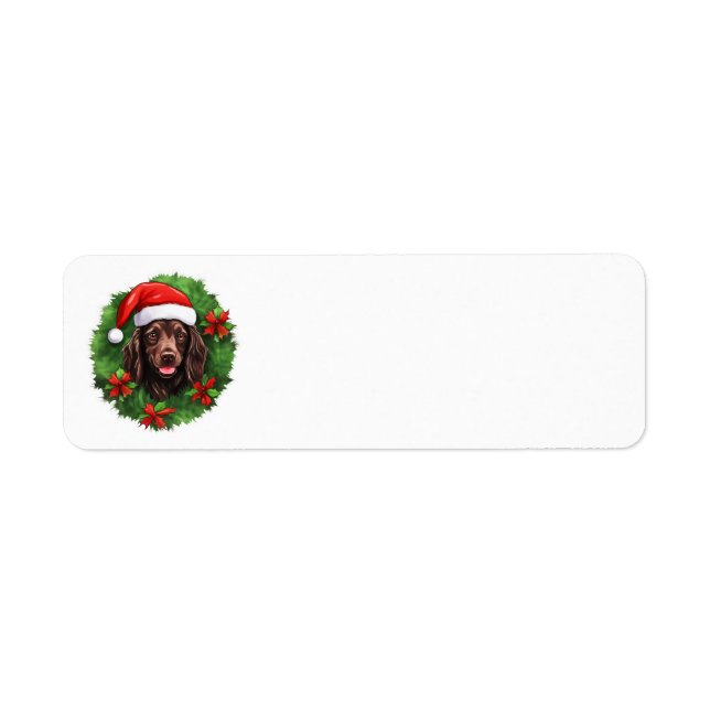 Boykin Spaniel Weihnachtskranz (Vorne)