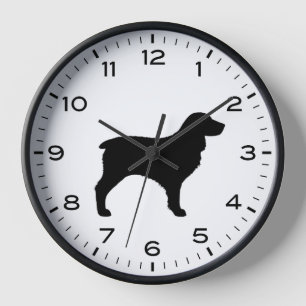 Boykin Spanische Silhouette mit Zahlen und Minuten Uhr