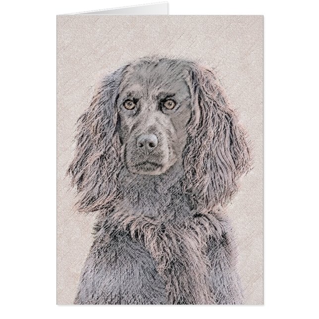 Boykin Spanischmalerei - Niedliche Original Dog Ar (Vorne)