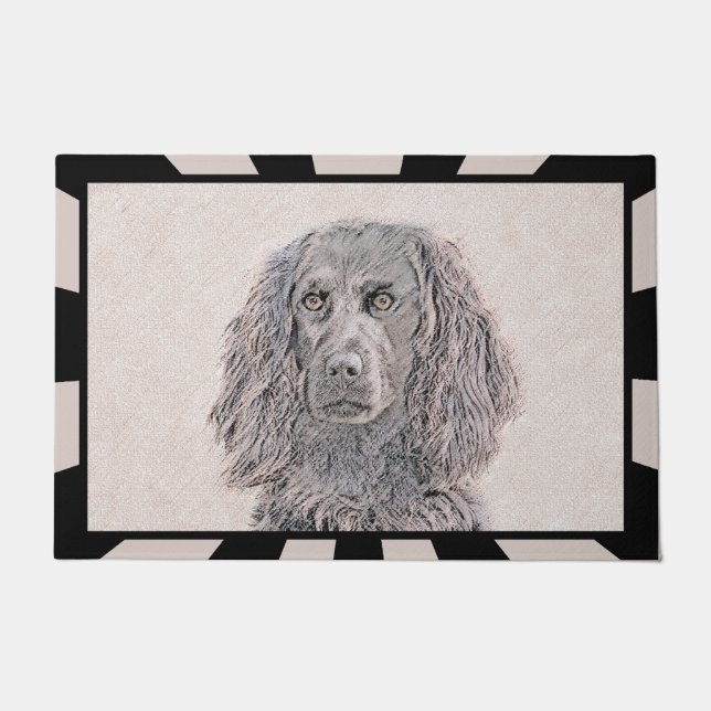 Boykin Spanischmalerei - Niedliche Original Dog Ar Fußmatte (Vorderseite)