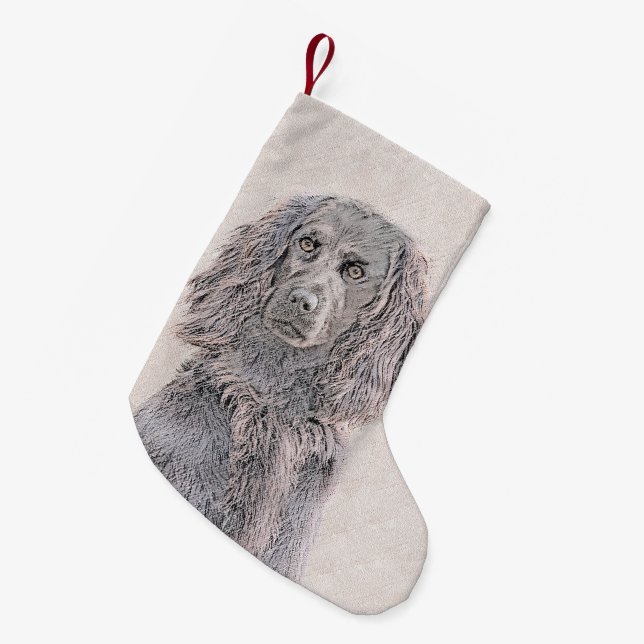 Boykin Spanischmalerei - Niedliche Original Dog Ar Kleiner Weihnachtsstrumpf (Vorderansicht (hängend))